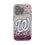 Washington Nationals Confetti Clear Phone Case for Apple iPhone