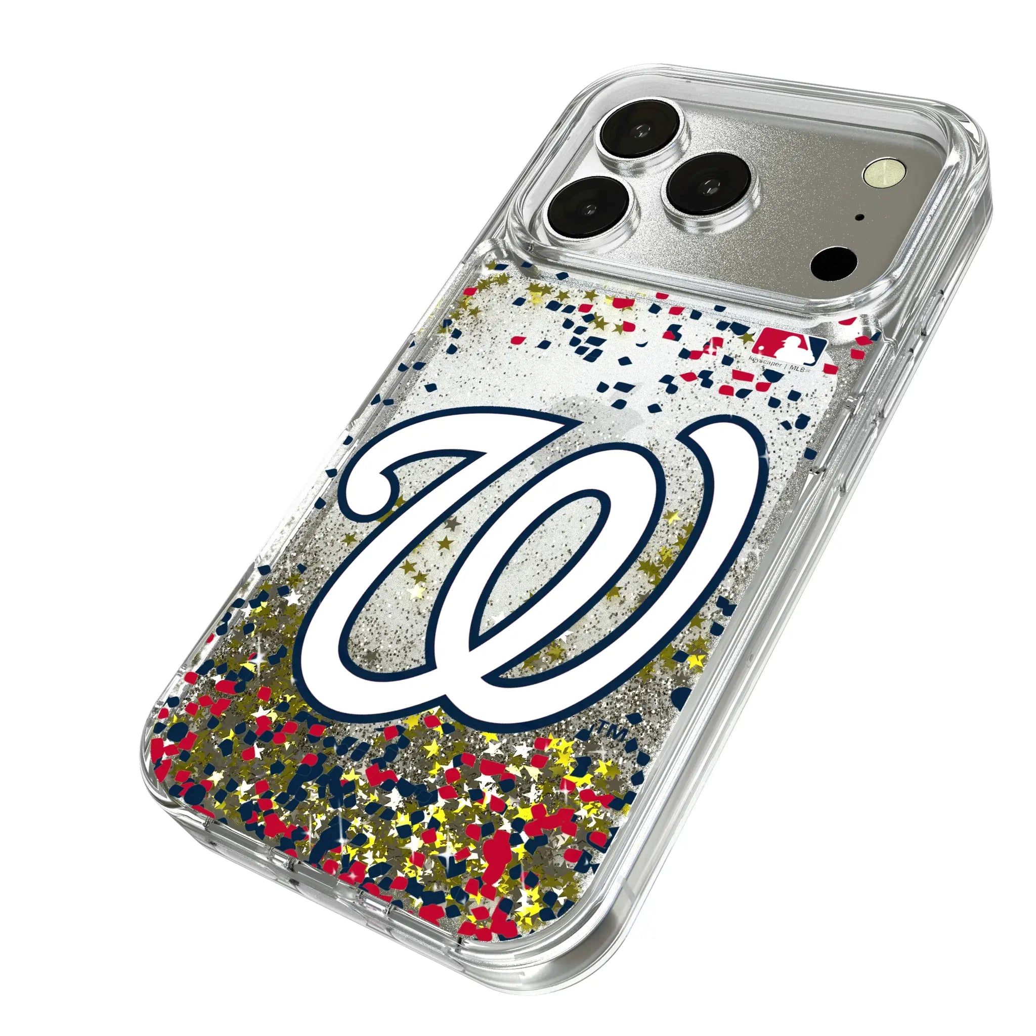 Washington Nationals Confetti Glitter Phone Case