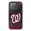Washington Nationals Linen Bling Phone Case for Apple iPhone