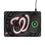 Washington Nationals Monocolor Tilt 15-Watt Wireless Charger and Mouse Pad