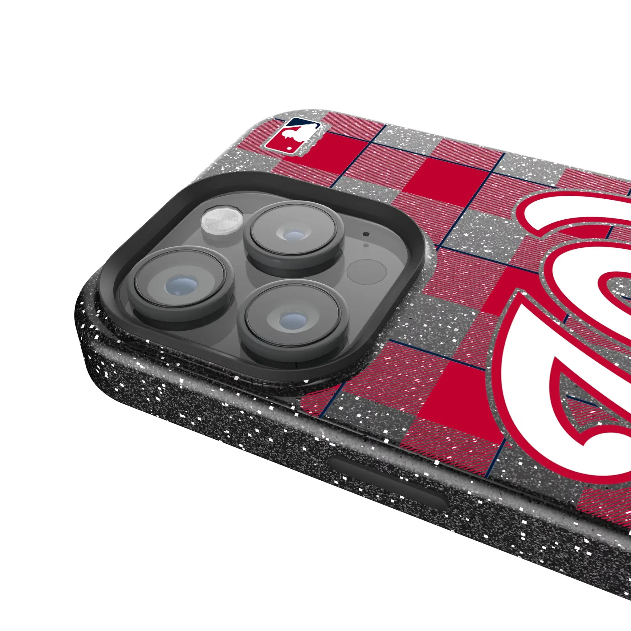 Washington Nationals Plaid Bling Phone Case