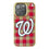 Washington Nationals Plaid Bling Phone Case