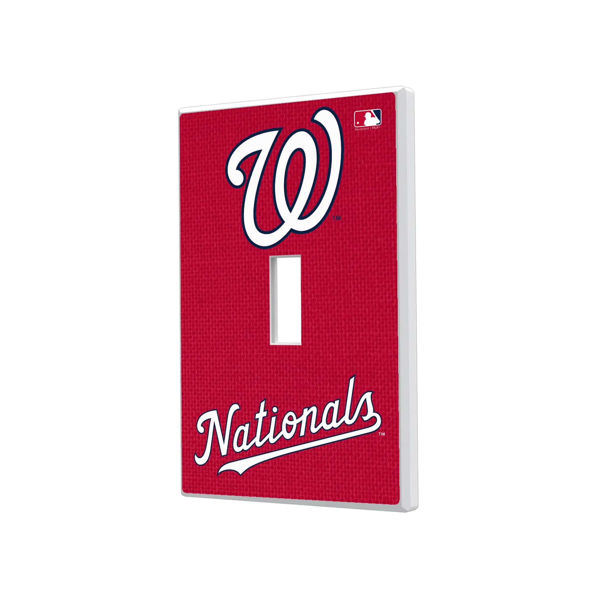 Washington Nationals Solid Hidden-Screw Light Switch Plate