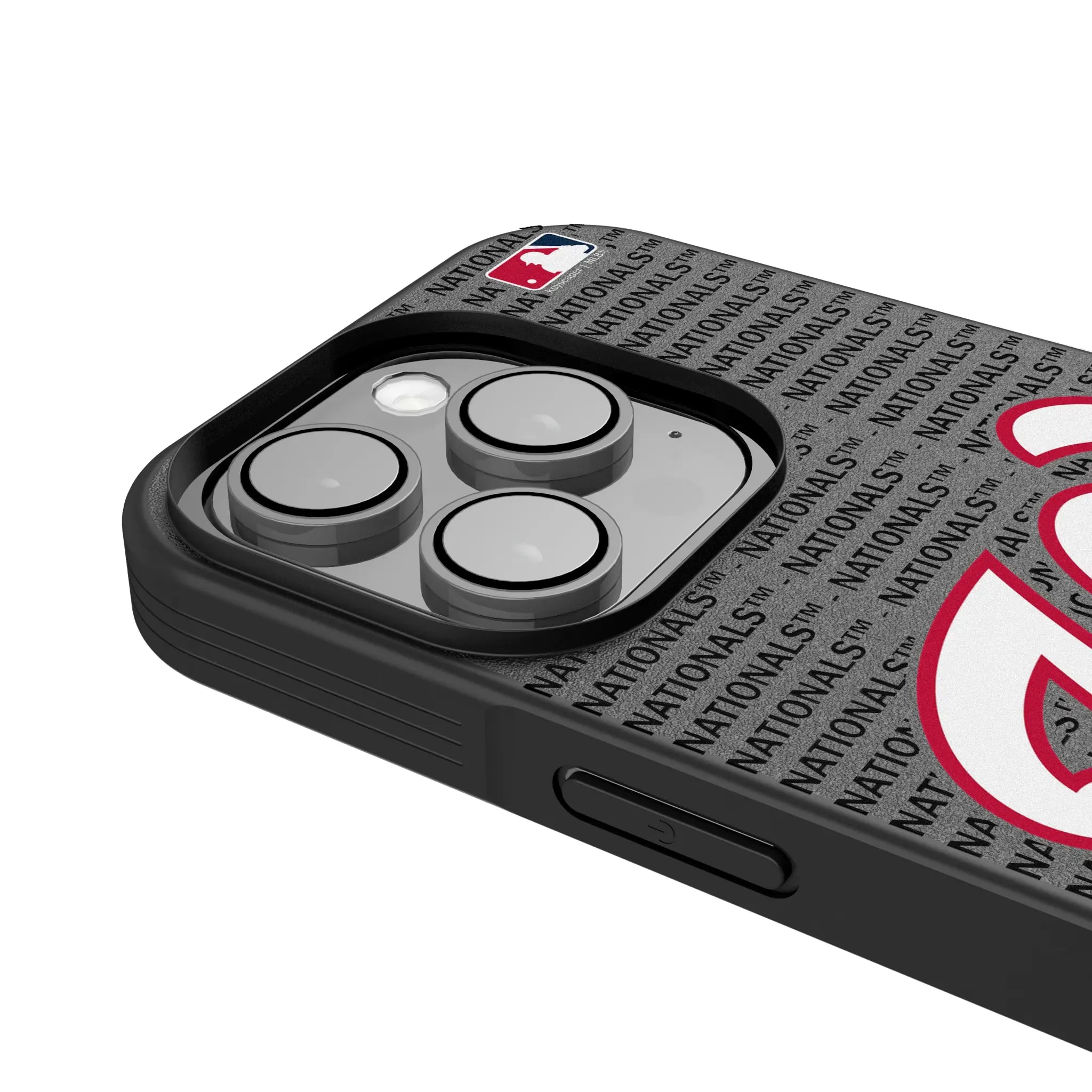 Washington Nationals Text Backdrop Bump Phone Case