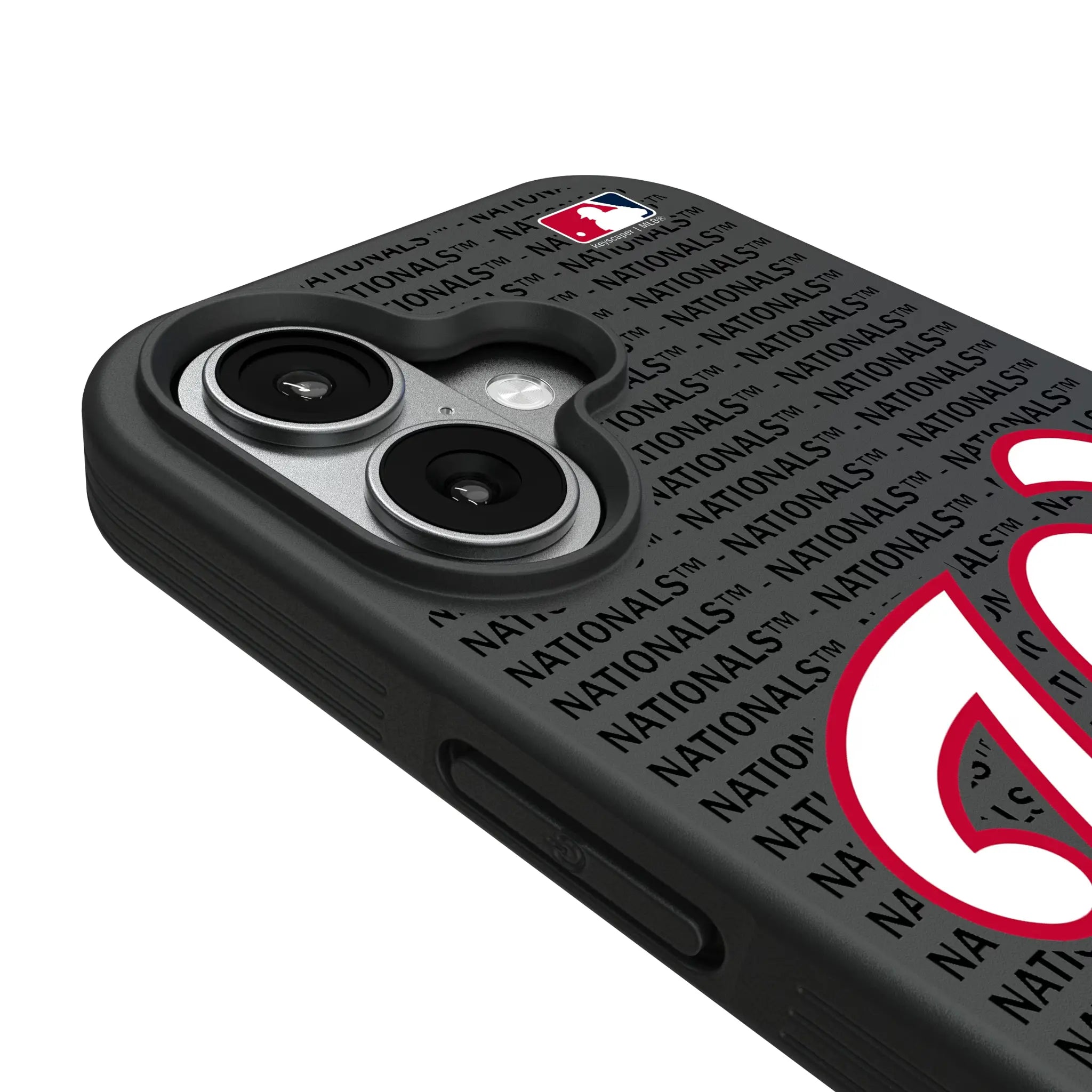Washington Nationals Text Backdrop Bump Phone Case