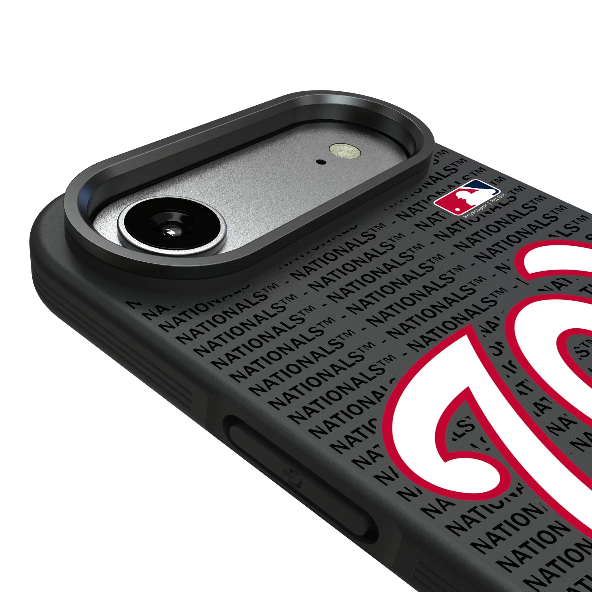 Washington Nationals Text Backdrop Bump Phone Case