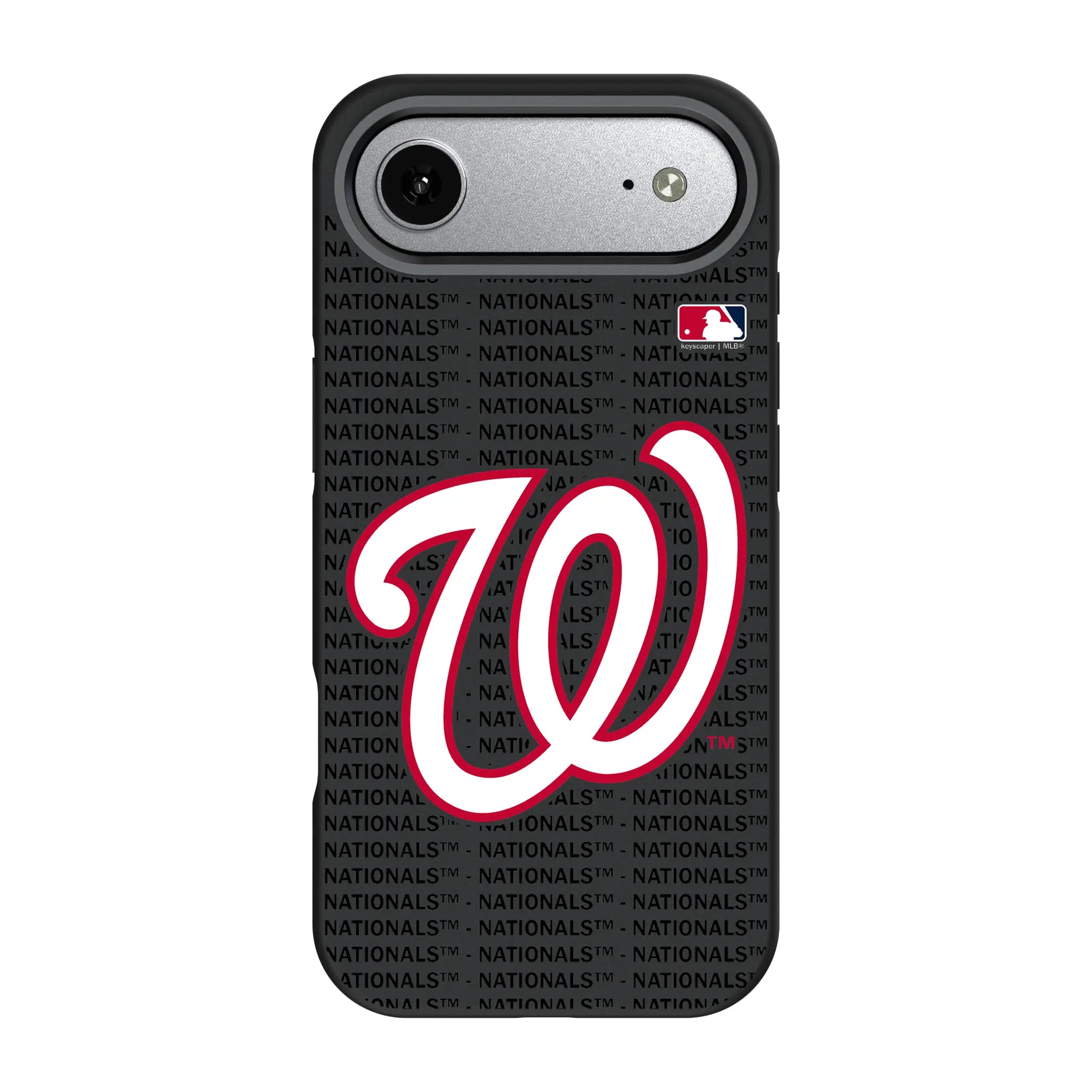 Washington Nationals Text Backdrop Bump Phone Case