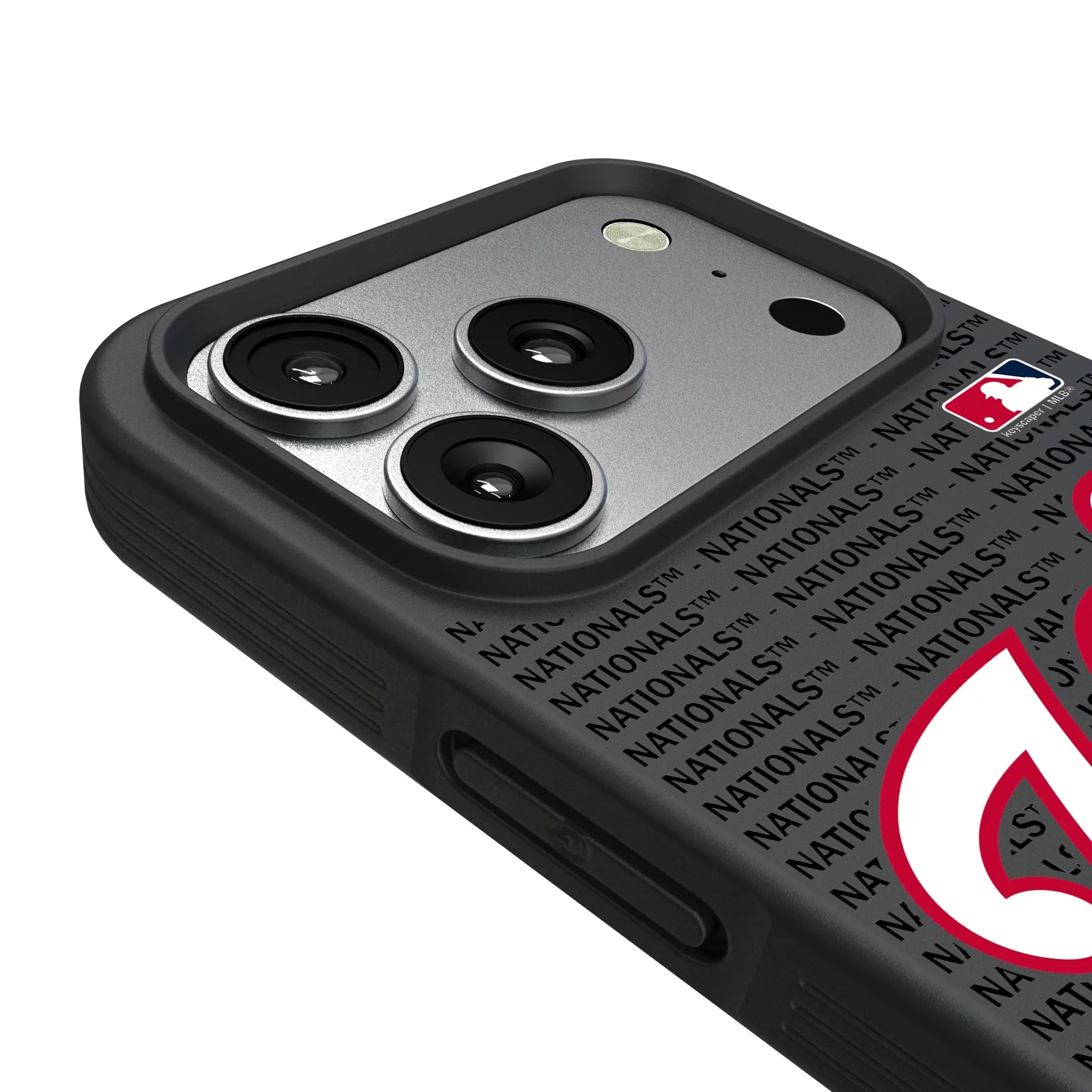Washington Nationals Text Backdrop Bump Phone Case