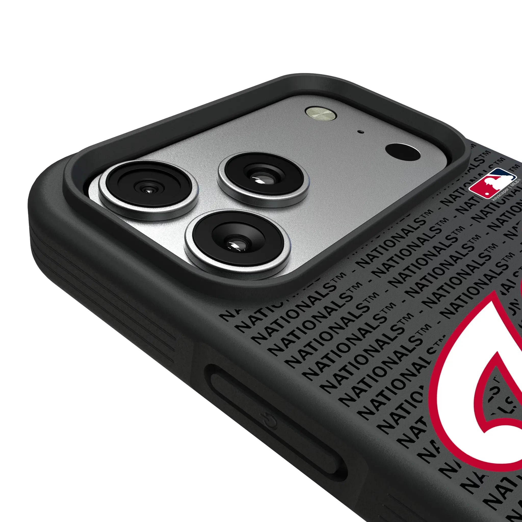 Washington Nationals Text Backdrop Bump Phone Case