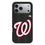 Washington Nationals Text Backdrop Bump Phone Case