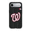 Washington Nationals Text Backdrop MagSafe Compatible Phone Case for Apple iPhone