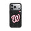 Washington Nationals Text Backdrop MagSafe Compatible Phone Case for Apple iPhone