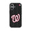 Washington Nationals Text Backdrop MagSafe Compatible Phone Case for Apple iPhone