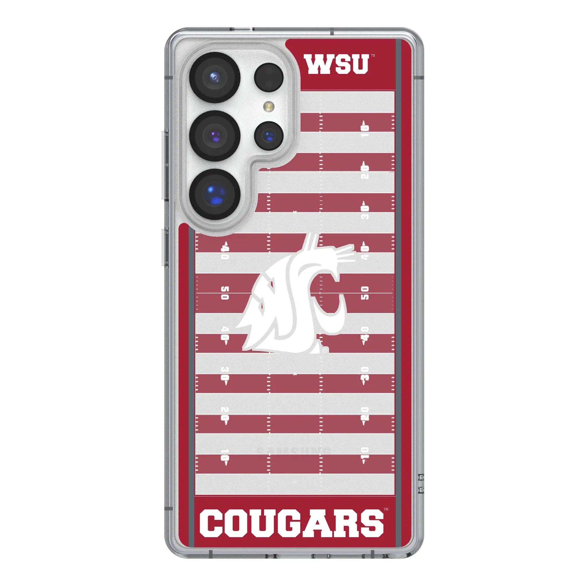 Washington State University Cougars Field Clear Phone Case for Samsung Galaxy