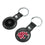Washington State University Cougars Insignia Black Airtag Holder 2-Pack