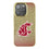 Washington State University Cougars Linen Bling Phone Case for Apple iPhone