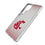 Washington State University Cougars Linen Clear Phone Case for Samsung Galaxy - Sports Gifts, Sports Memorabilia, Sports Collectibles, Fan Shop