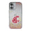Washington State University Cougars Linen Glitter Phone Case
