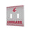 Washington State University Cougars Linen Hidden-Screw Light Switch Plate