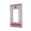 Washington State University Cougars Linen Hidden-Screw Light Switch Plate