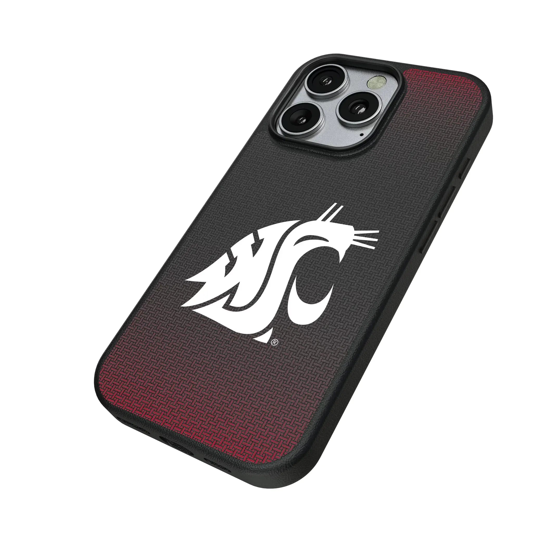 Washington State University Cougars Linen MagSafe Compatible Phone Case for Apple iPhone