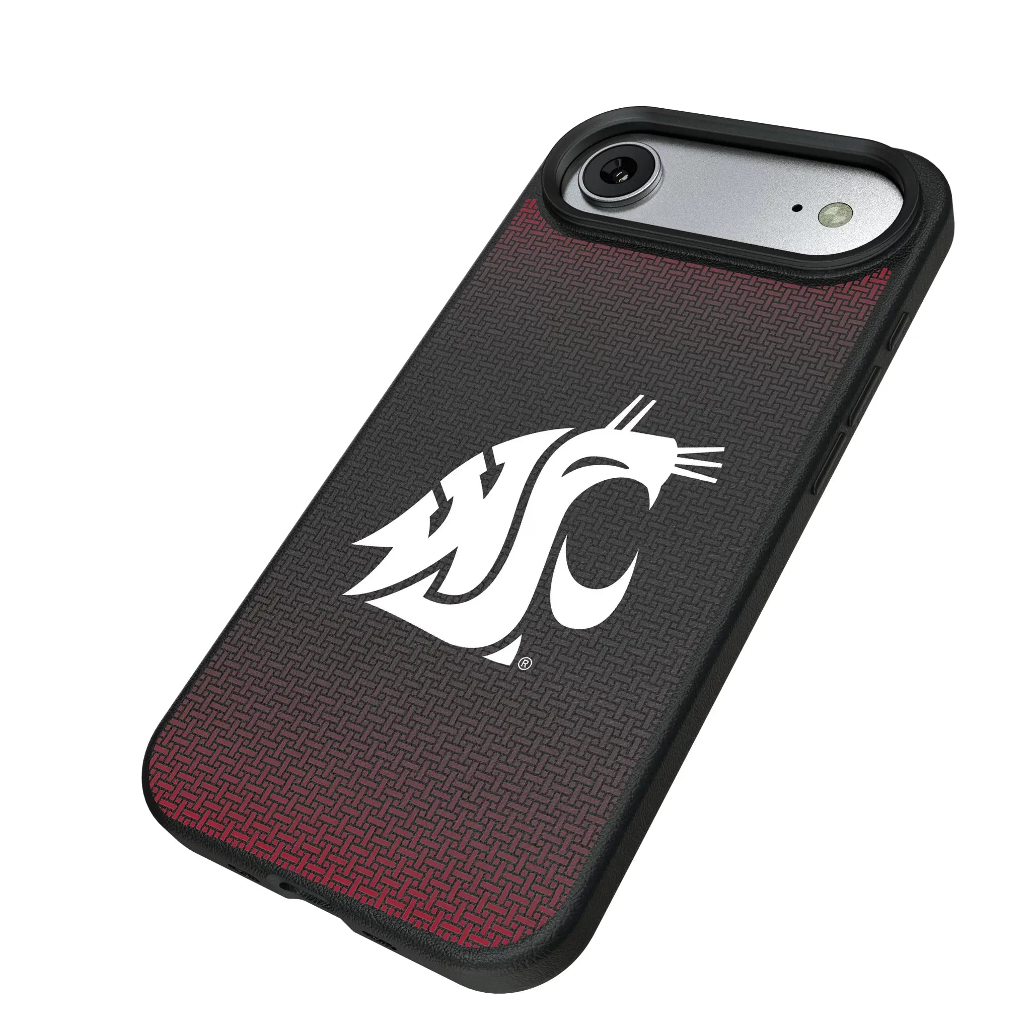 Washington State University Cougars Linen MagSafe Compatible Phone Case for Apple iPhone