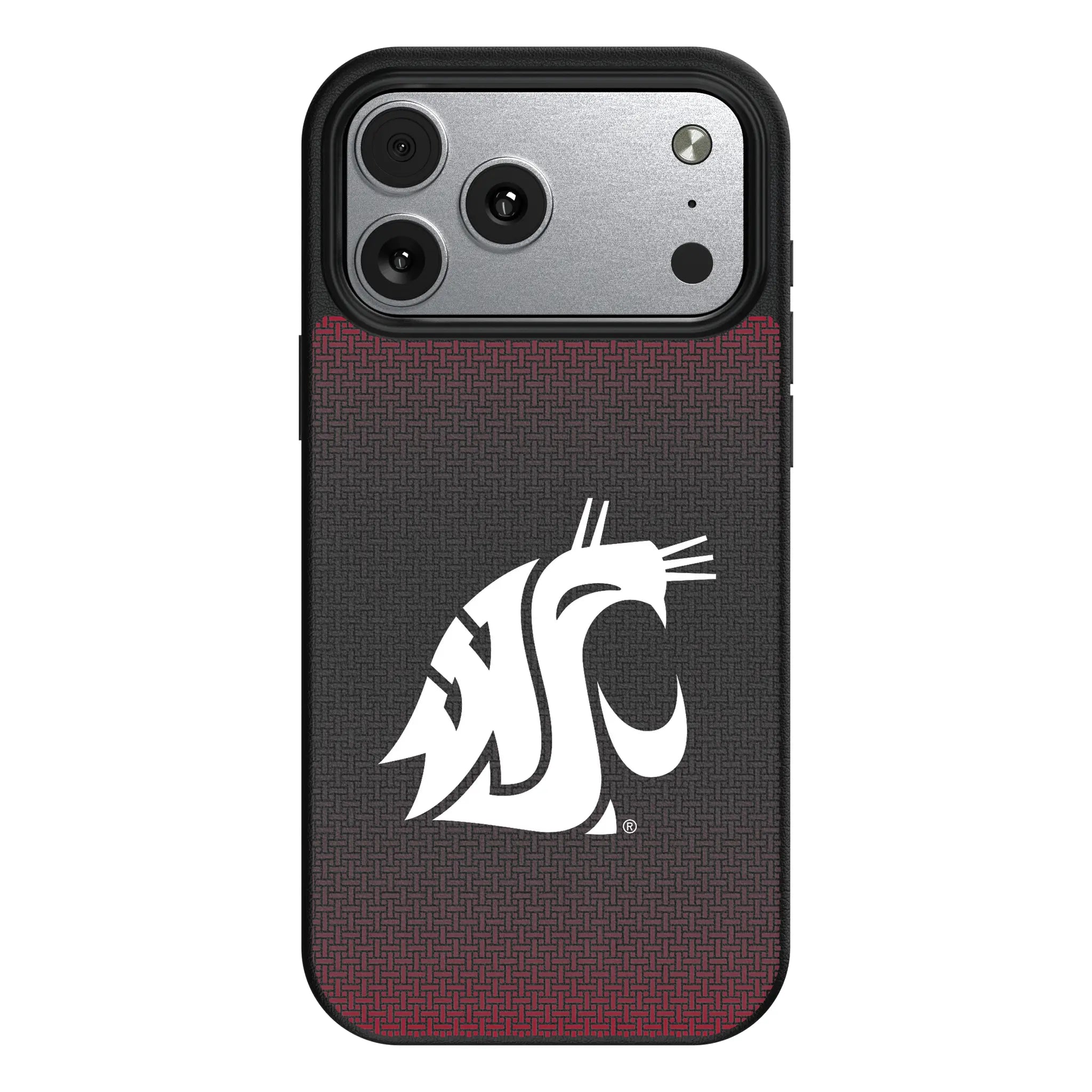 Washington State University Cougars Linen MagSafe Compatible Phone Case for Apple iPhone