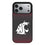 Washington State University Cougars Linen MagSafe Compatible Phone Case for Apple iPhone