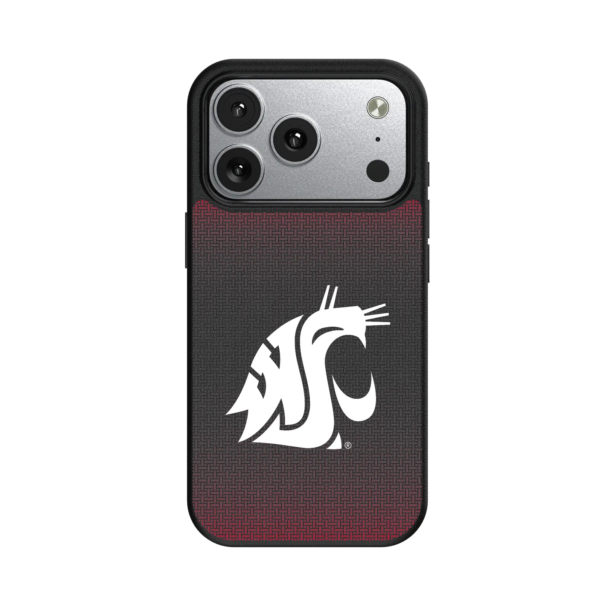 Washington State University Cougars Linen MagSafe Compatible Phone Case for Apple iPhone
