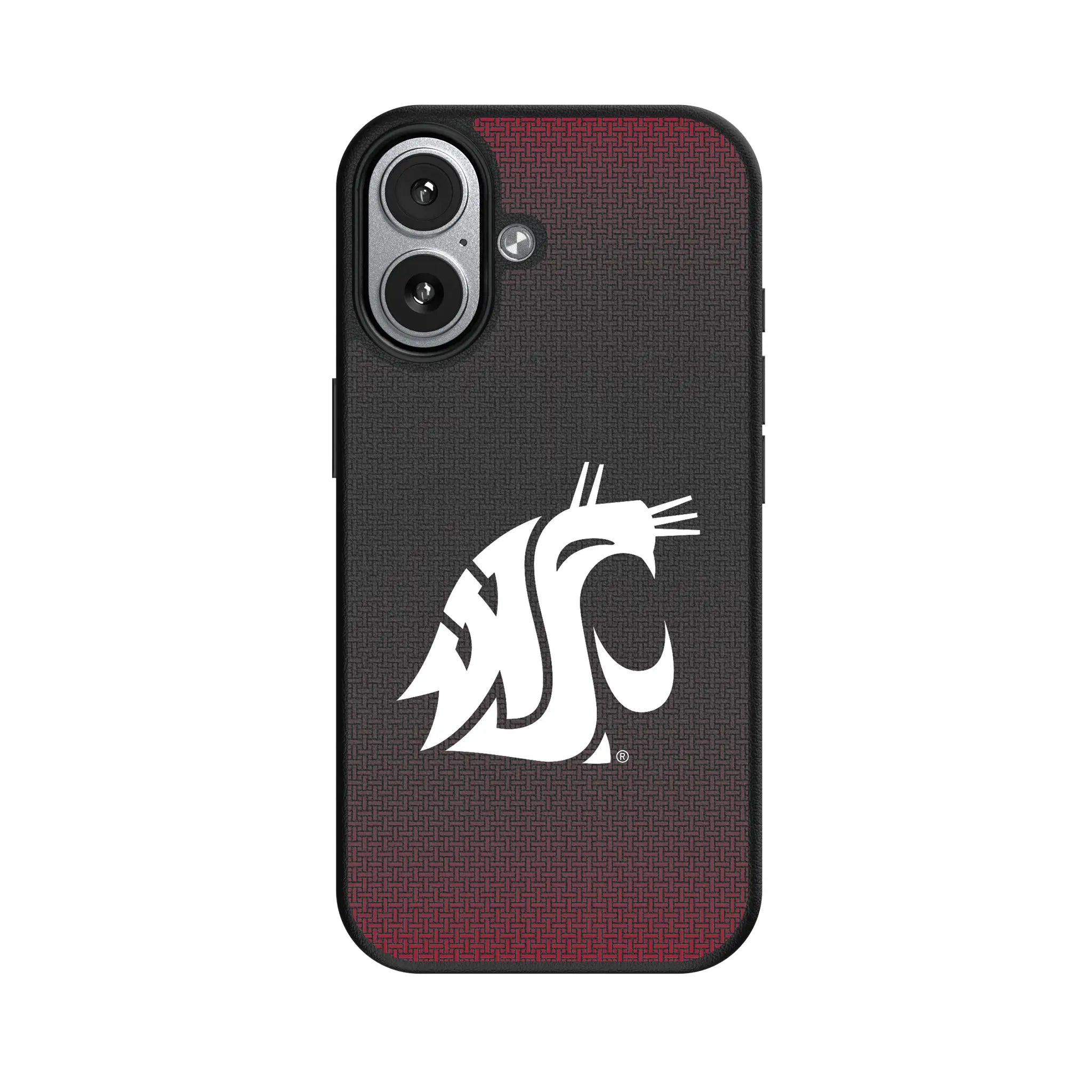 Washington State University Cougars Linen MagSafe Compatible Phone Case for Apple iPhone