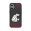 Washington State University Cougars Linen MagSafe Compatible Phone Case for Apple iPhone