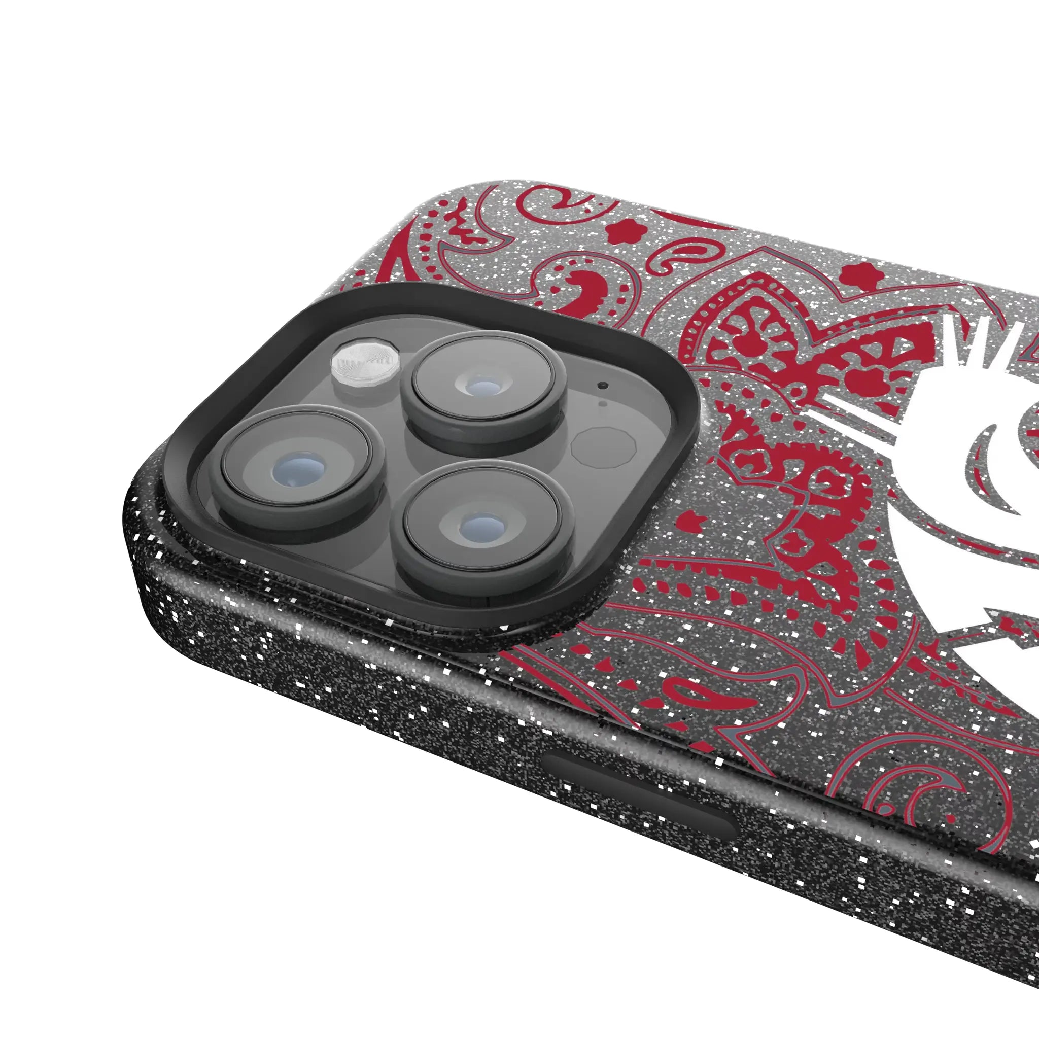 Washington State University Cougars Paisley Bling Phone Case