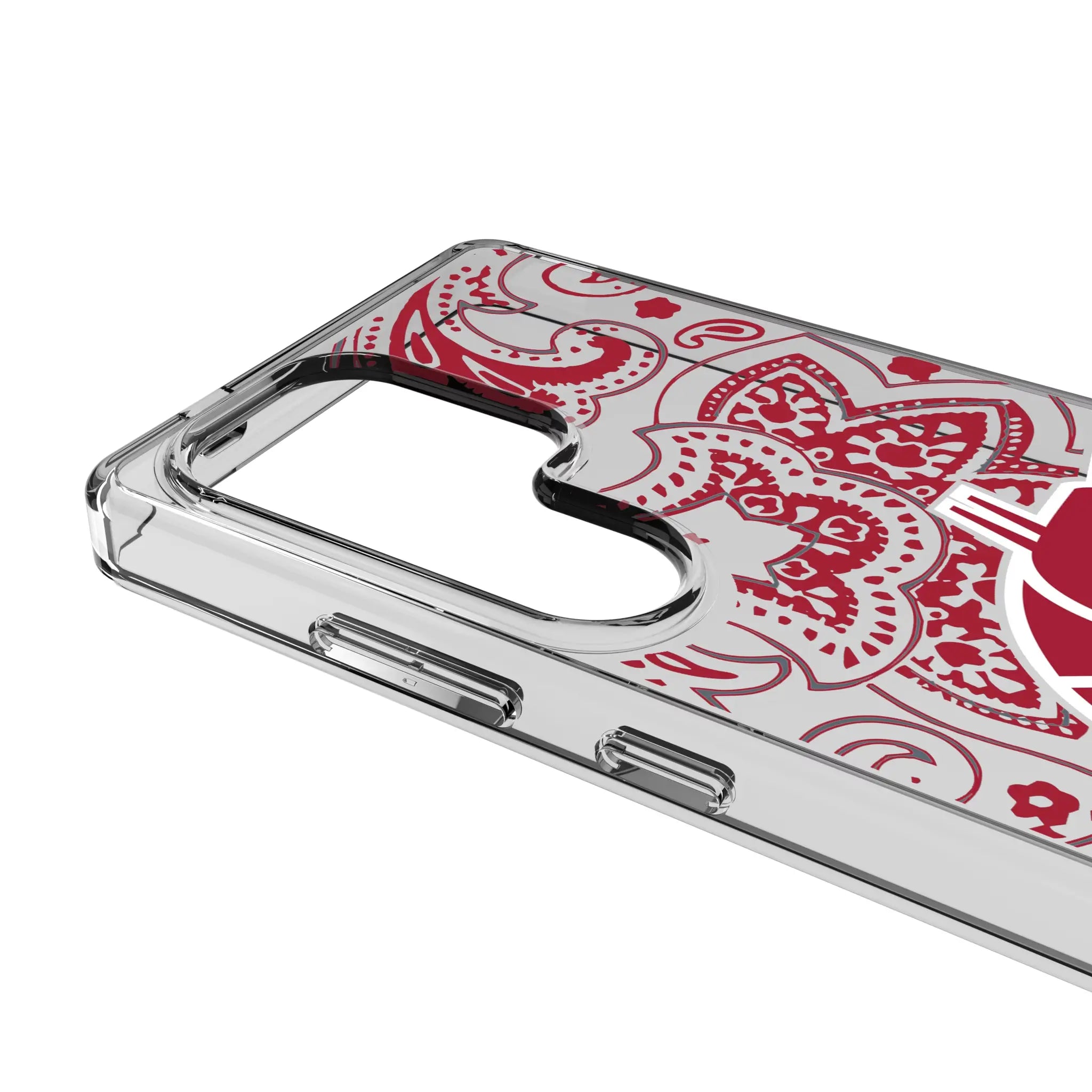 Washington State University Cougars Paisley Clear Phone Case for Samsung Galaxy