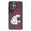Washington State University Cougars Paisley MagSafe Compatible Phone Case for Samsung Galaxy