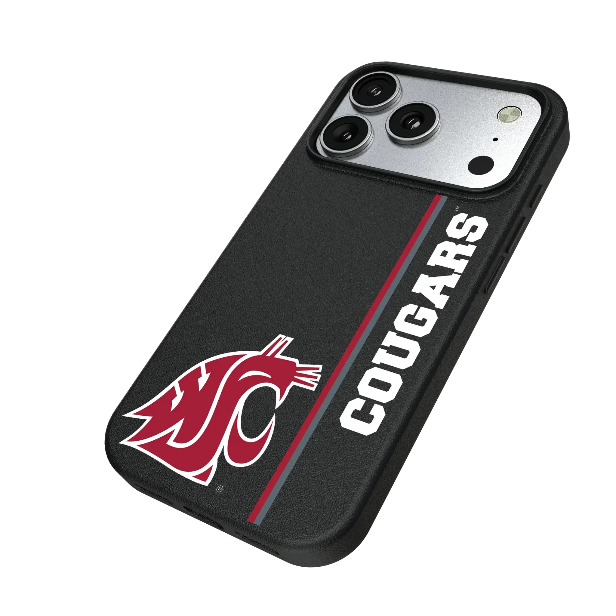 Washington State University Cougars Sidebar MagSafe Compatible Phone Case for Apple iPhone