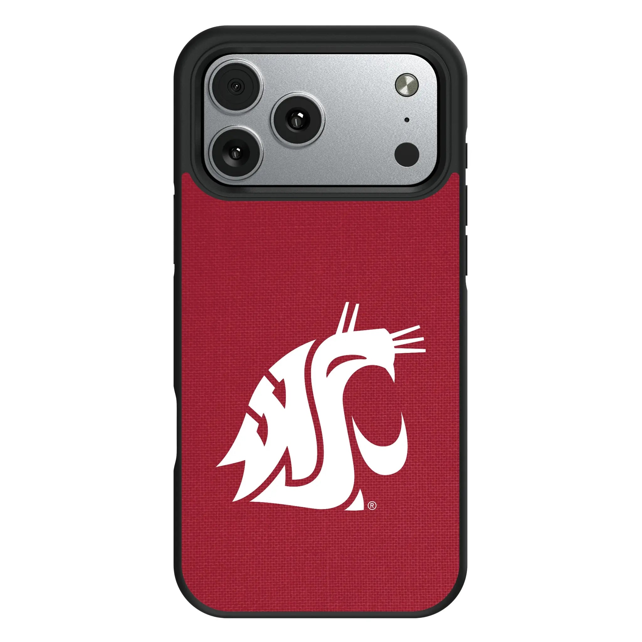 Washington State University Cougars Solid Bump Phone Case