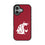 Washington State University Cougars Solid Bump Phone Case