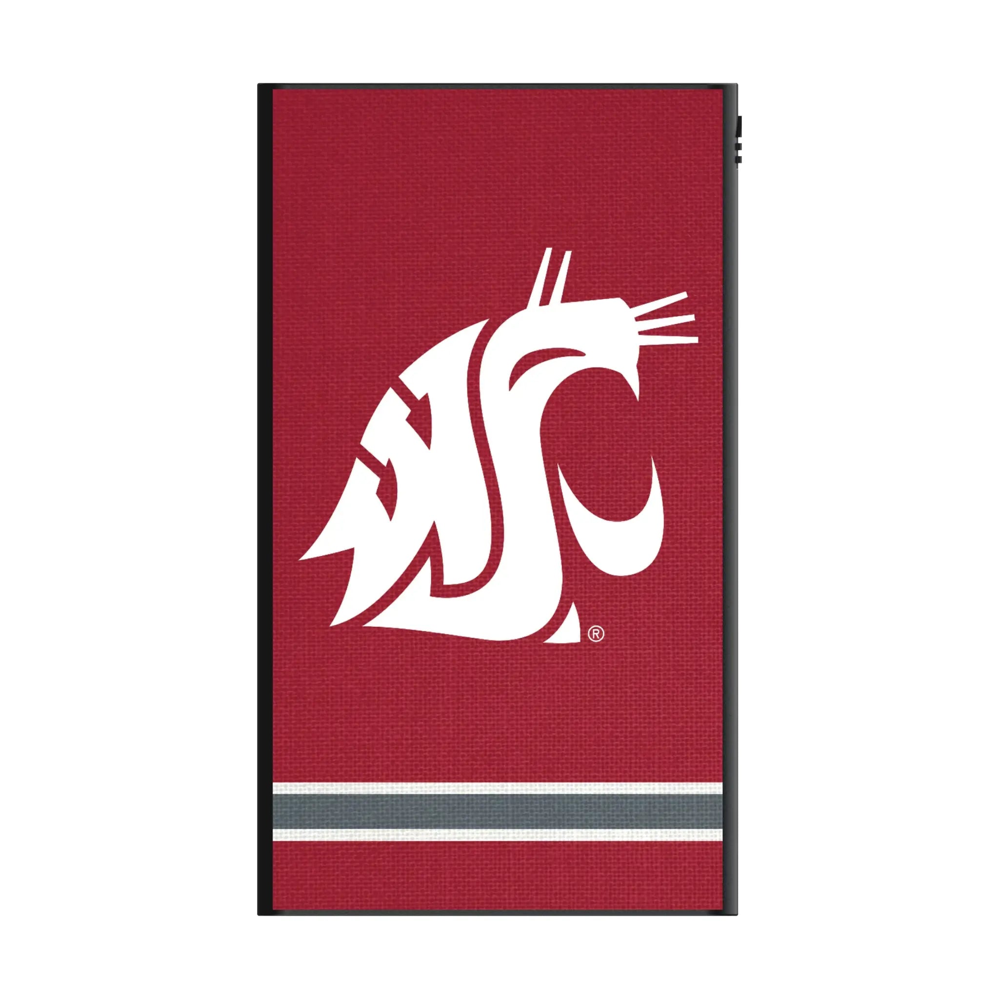 Washington State University Cougars Stripe 5000mAh Flat Powerbank
