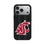 Washington State University Cougars Text Backdrop MagSafe Compatible Phone Case for Apple iPhone