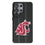 Washington State University Cougars Text Backdrop MagSafe Compatible Phone Case for Samsung Galaxy