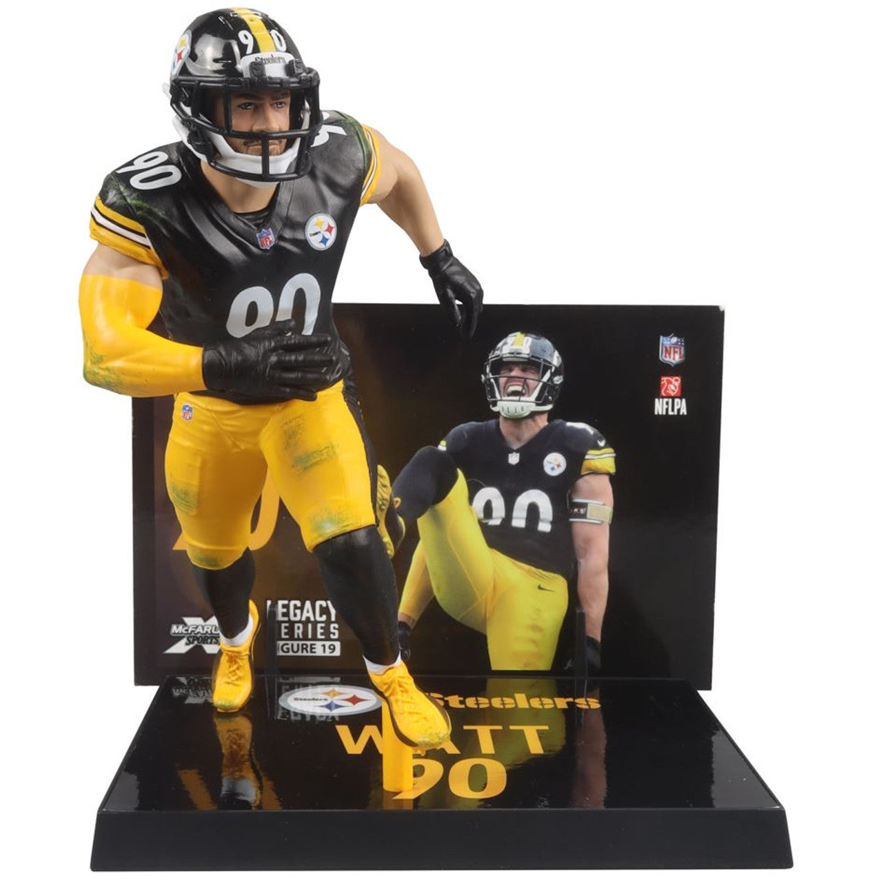 TJ Watt (Pittsburgh Steelers) NFL 7" Figure McFarlane - Sports Collectibles, Sports Memorabilia, Sports Fan Shop, Sports Gifts