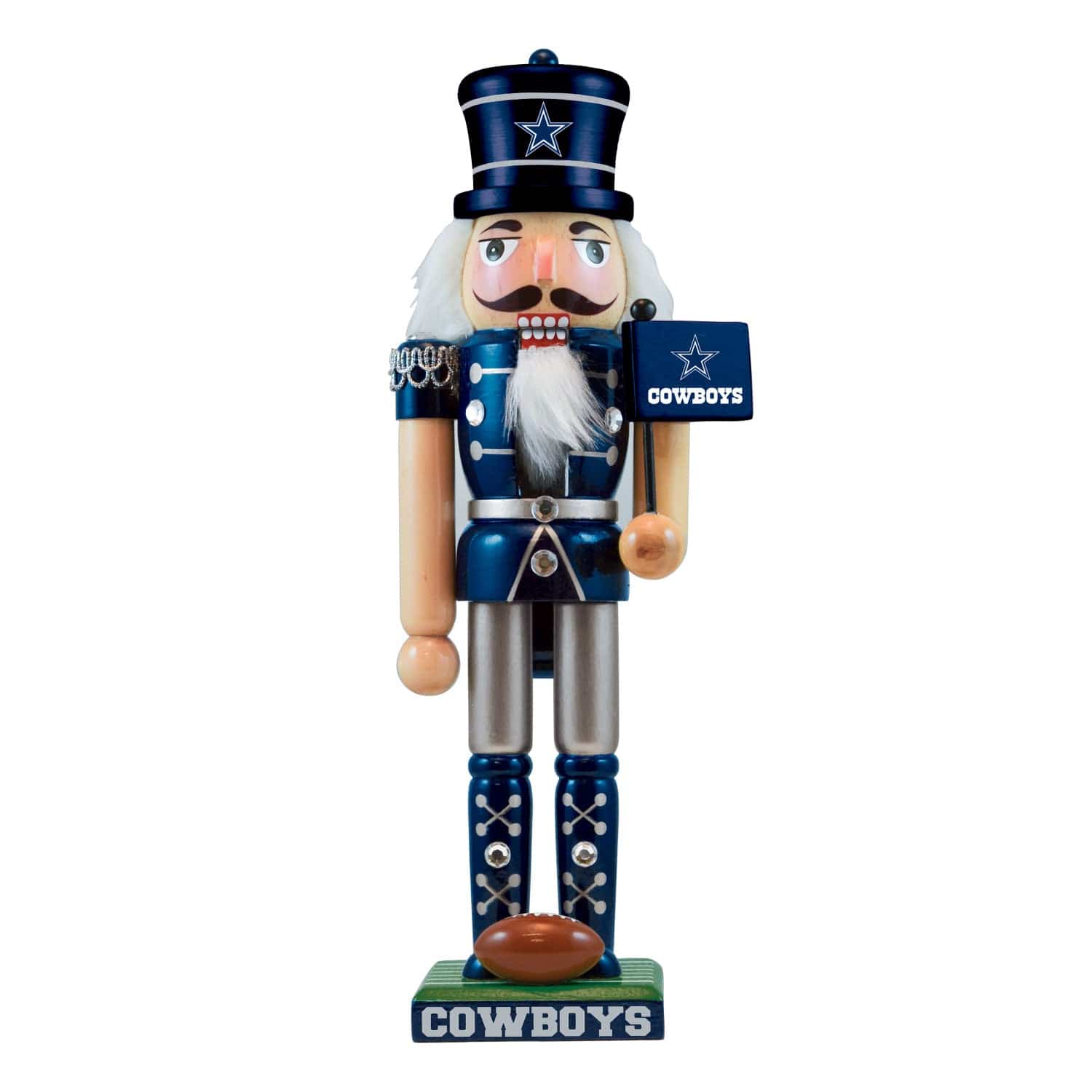 Dallas Cowboys Collectible Nutcracker Figurine - Sports Gifts, Sports Memorabilia, Sports Collectibles, Fan Shop