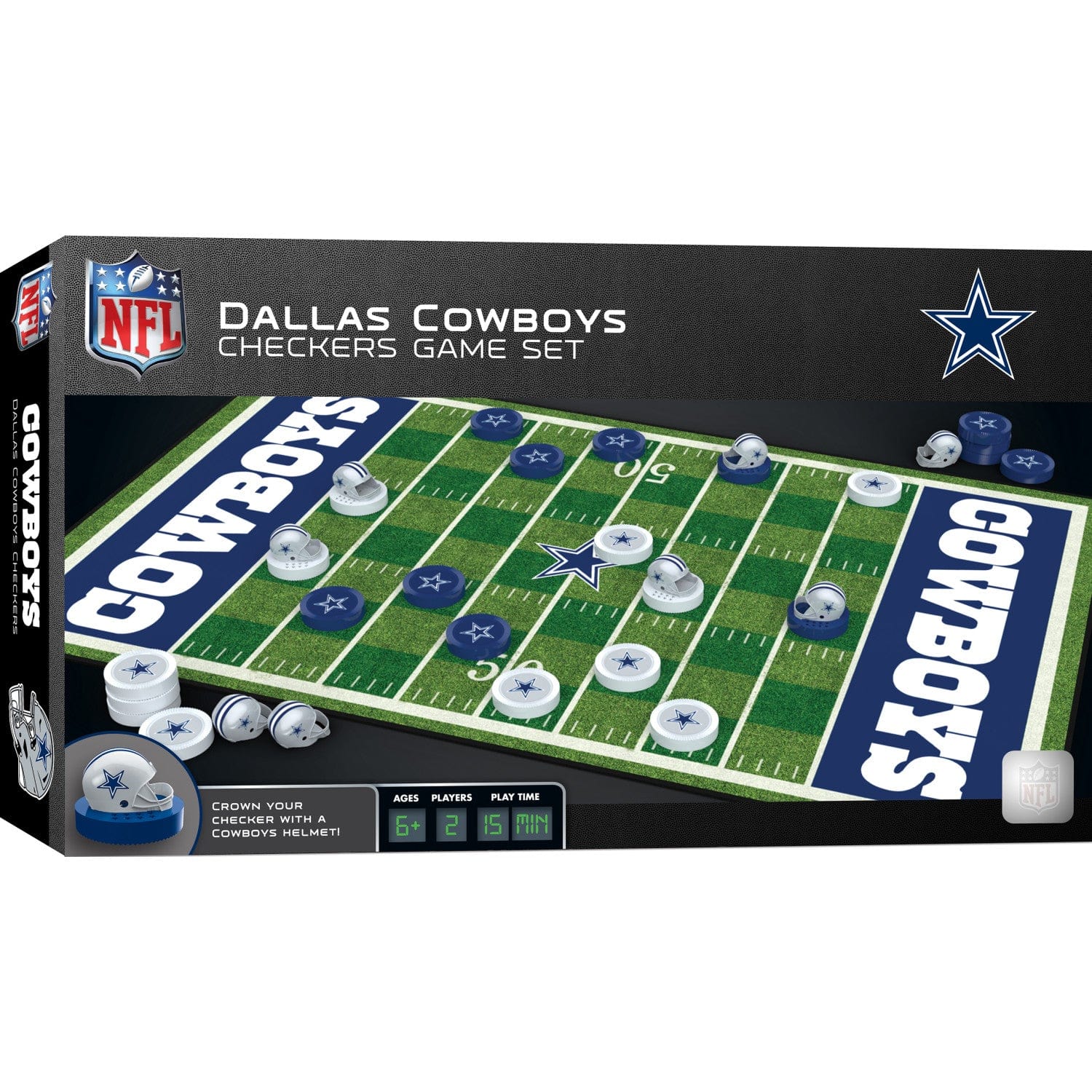 Dallas Cowboys Checkers Game