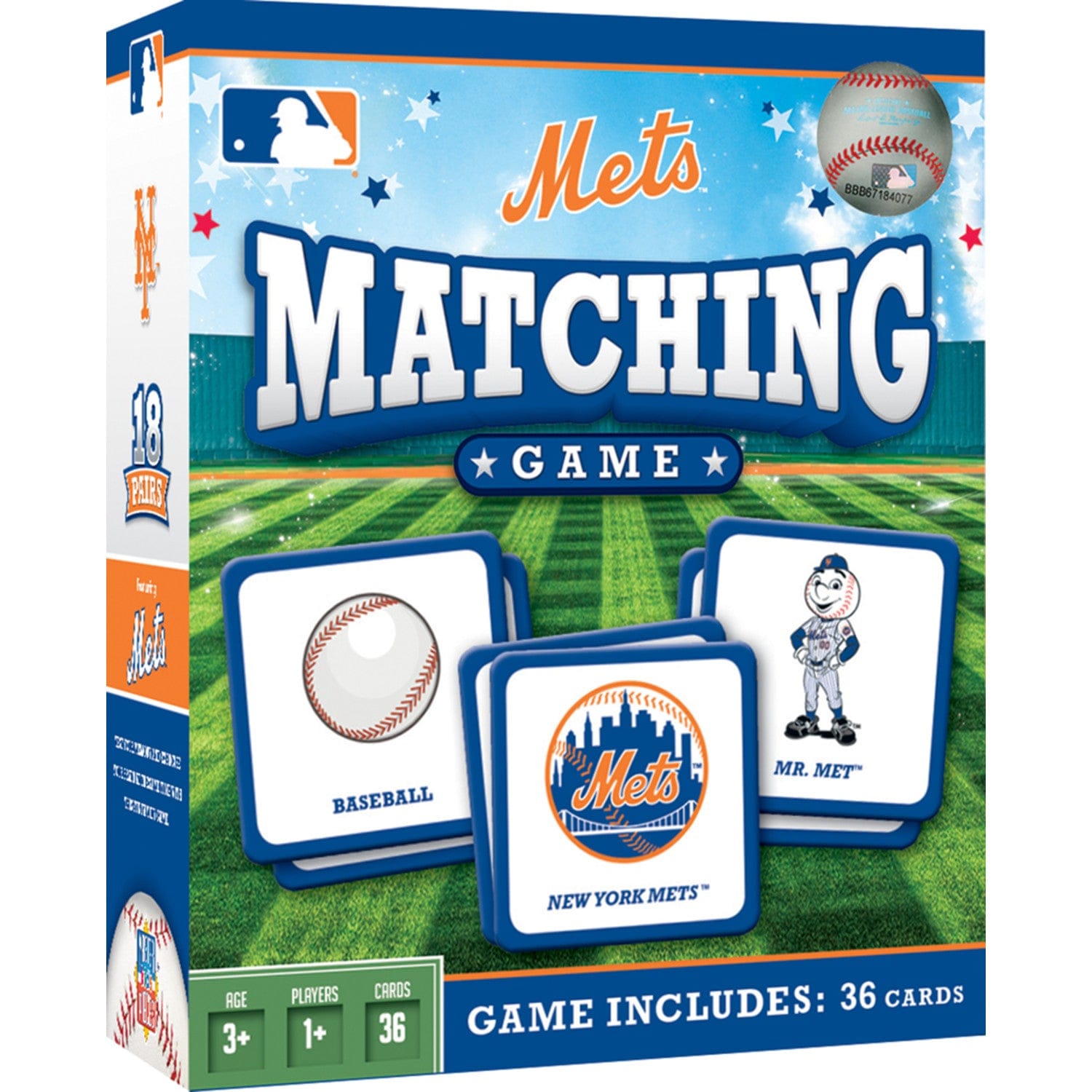 New York Mets Memory Matching Game - Sports Gifts, Sports Memorabilia, Sports Collectibles, Fan Shop