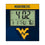 West Virginia University Mountaineers Color Block Wall Clock
