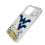West Virginia University Mountaineers Confetti Clear Phone Case for Apple iPhone