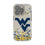 West Virginia University Mountaineers Confetti Clear Phone Case for Apple iPhone