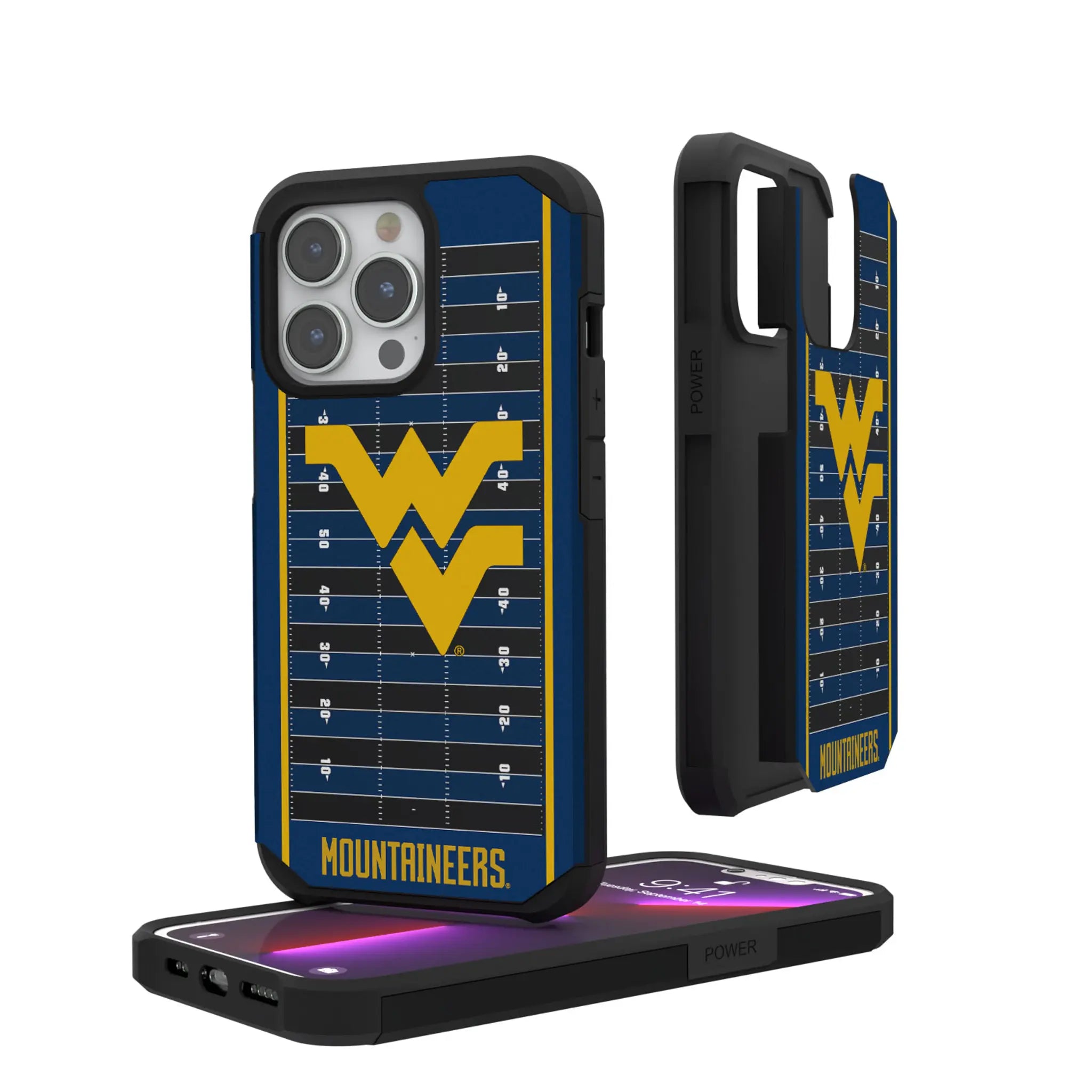 West Virginia University Mountaineers Field Rugged Phone Case