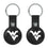 West Virginia University Mountaineers Insignia Black Airtag Holder 2-Pack