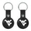 West Virginia University Mountaineers Insignia Black Airtag Holder 2-Pack